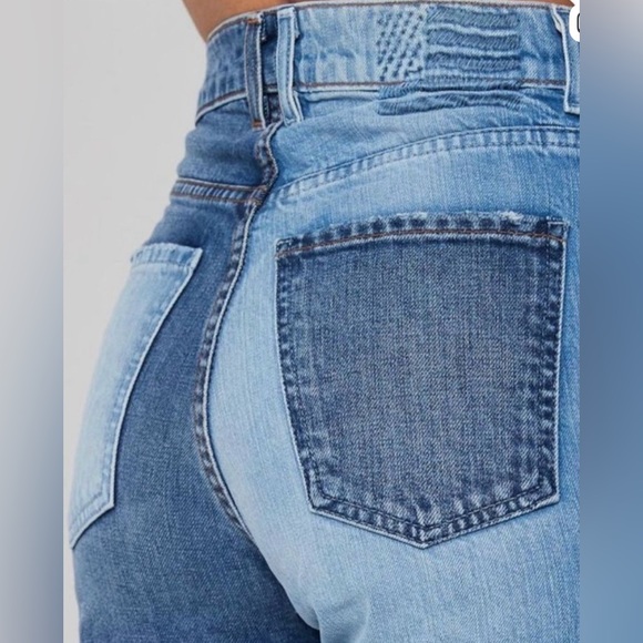 Revice Distressed Colorblock 2 Tone Denim Jeans sz 27 - Picture 4 of 11